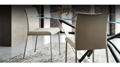 Sedia in ecopelle Anna di Cattelan Italia
