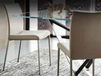 Sedia in ecopelle Anna di Cattelan Italia