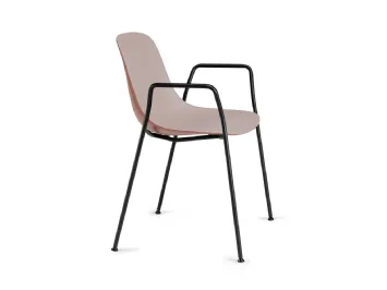 Sedia Pure Loop Binuance 4 Legs with arms di Infiniti