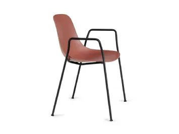 Sedia Pure Loop mono 4 legs with arms di Infiniti