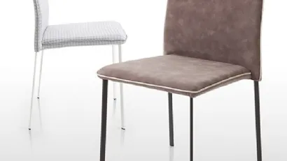 Sedia impilabile ergonomica con schienale flessibile Stella Flex di Riflessi