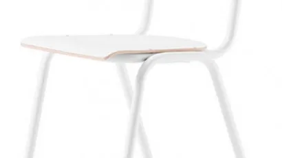 Sedia Susy in multistrato e laminato con struttura in metallo verniciato di Veneta Cucine