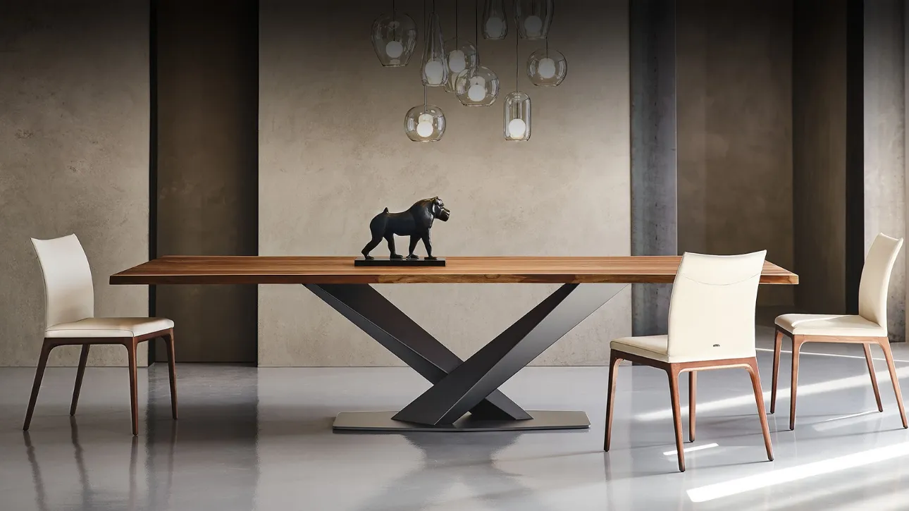 Tavolo con piano in legno Stratos Wood di Cattelan Italia