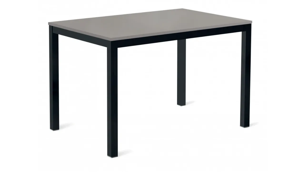 Tavolo Olimpo con top in laminato e base in metallo di Veneta Cucine