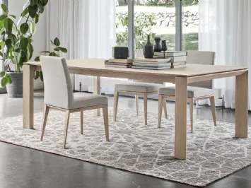 Tavolo allungabile rettangolare in legno Omnia di Calligaris