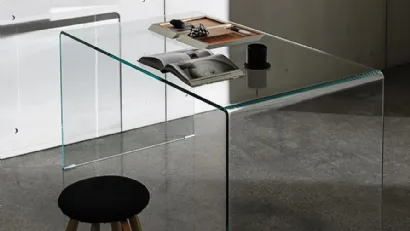 Tavolo Order in vetro curvato trasparente di Sovet