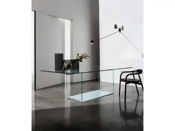 Tavolo Valencia con sedia nera