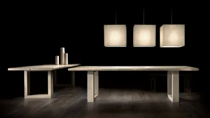 Tavolo in legno massello Vero U di Arte Brotto