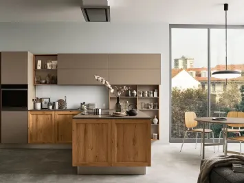 Cucina Milano Rovere e Marrone di Veneta Cucine