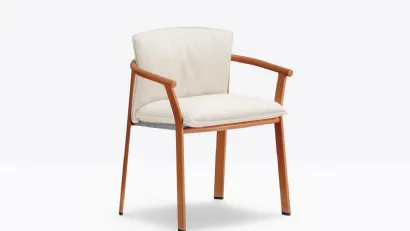 Sedia con struttura in alluminio Lamorisse di Pedrali