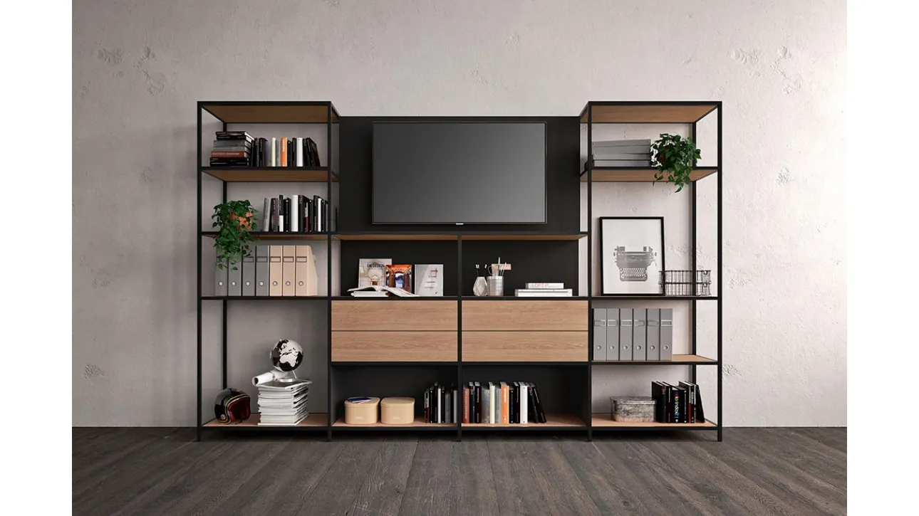 Libreria Ufficio Biblos Grid 3 di Martex