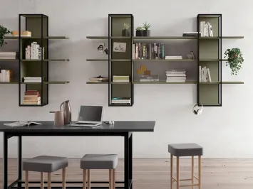 Libreria per Ufficio Biblos Tower 3 di Martex